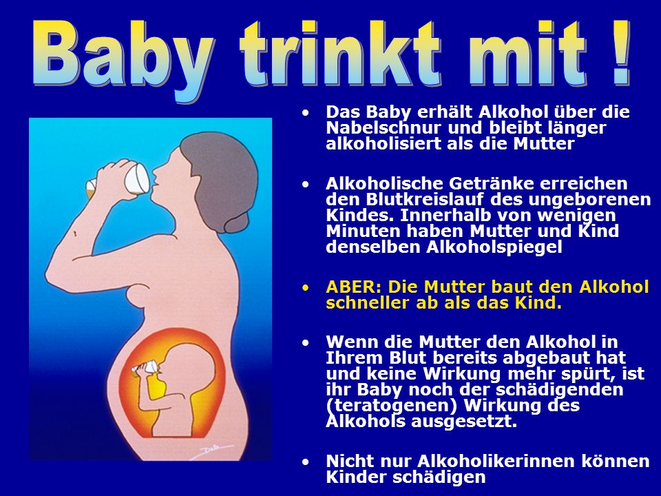 Der Alkoholismus von den Präparaten in den häuslichen Bedingungen